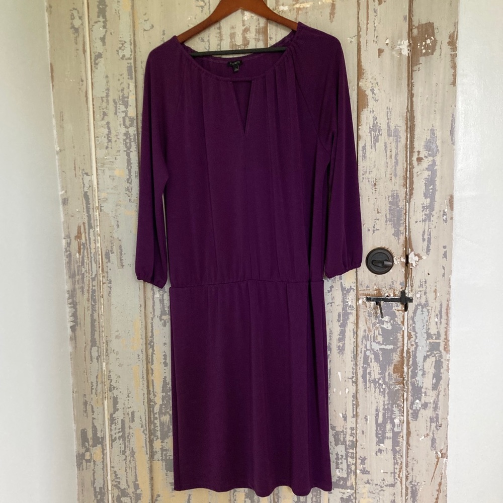 Deep purple Talbots dress